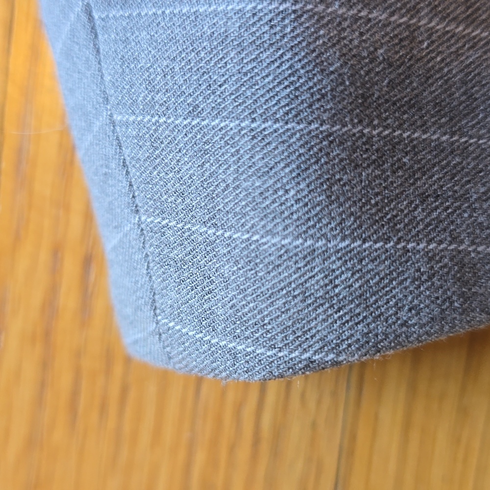 Heartloom, Light Gray Pinstripe Vest, EUC, Women's L - Picture 4 of 13